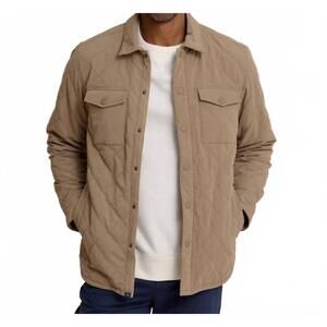 NEW SOUTHERN TIDE grafton quilted jacket in petrified oak